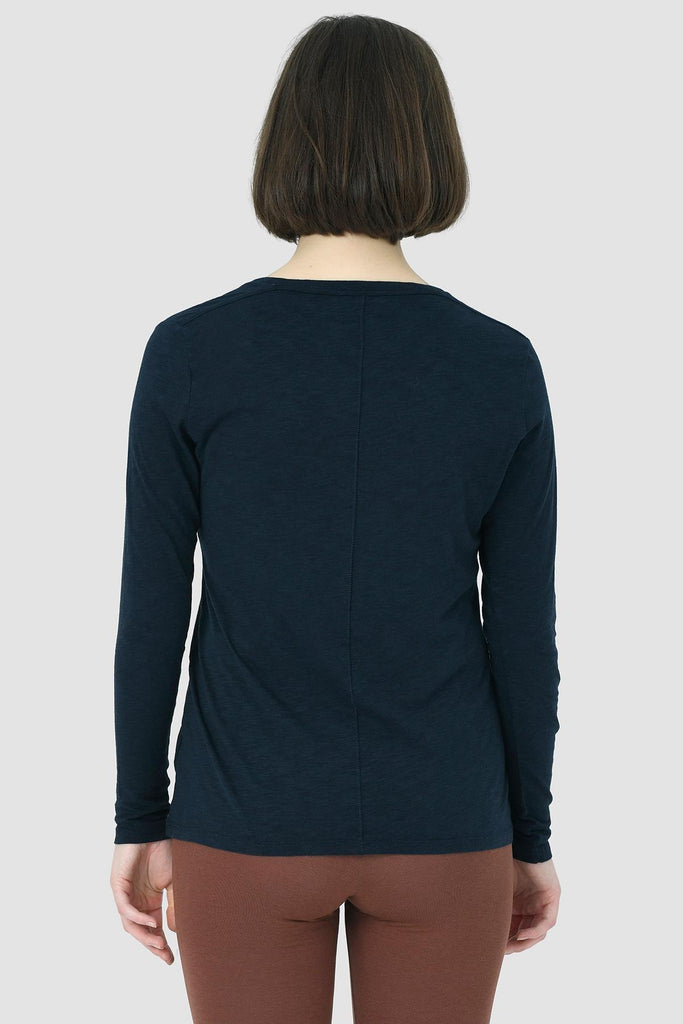 Basic Örme T-Shirt, V Yaka - Abungu