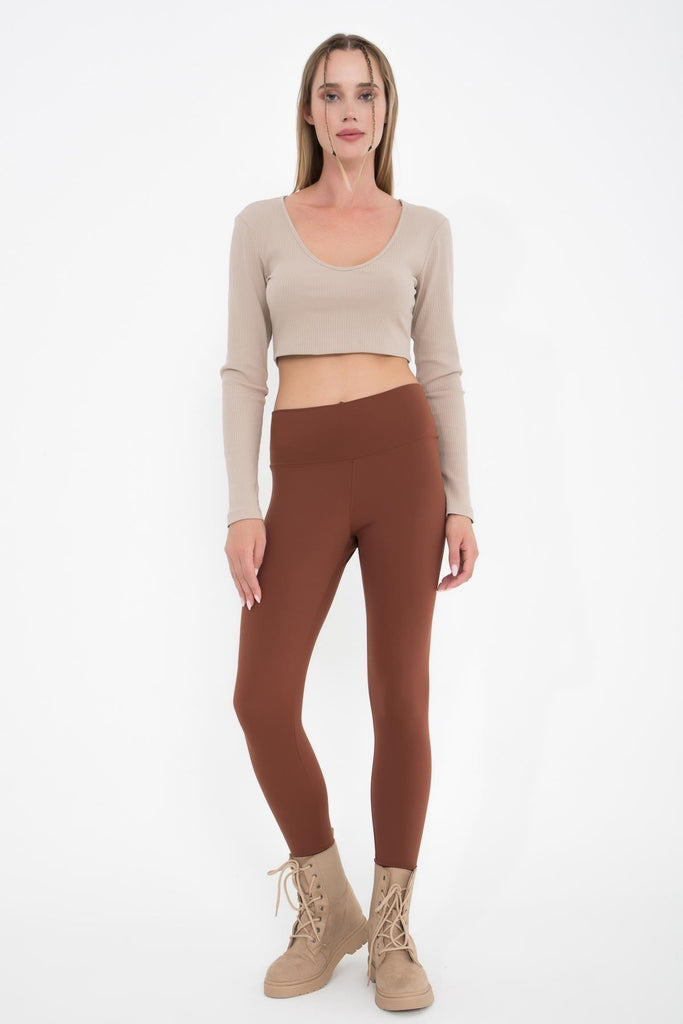 Slim Fit Uzun Tayt, Yüksek Bel Toparlayıcı - Eden