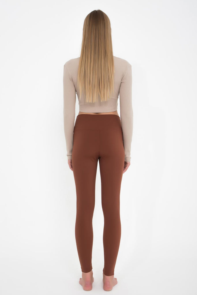 Slim Fit Uzun Tayt, Yüksek Bel Toparlayıcı - Eden