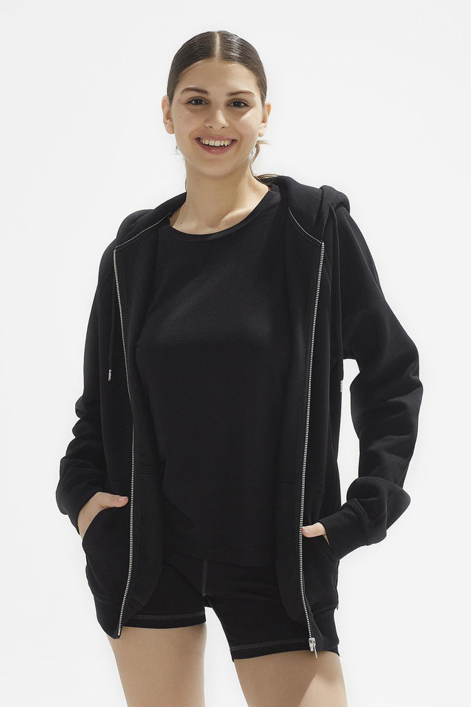 3 İplik Kapüşonlu Sweatshirt - Ela