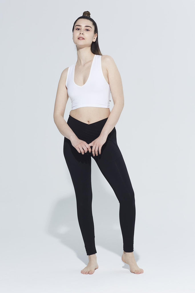 Organik Pamuk Örme Body, V Yaka - Olivia