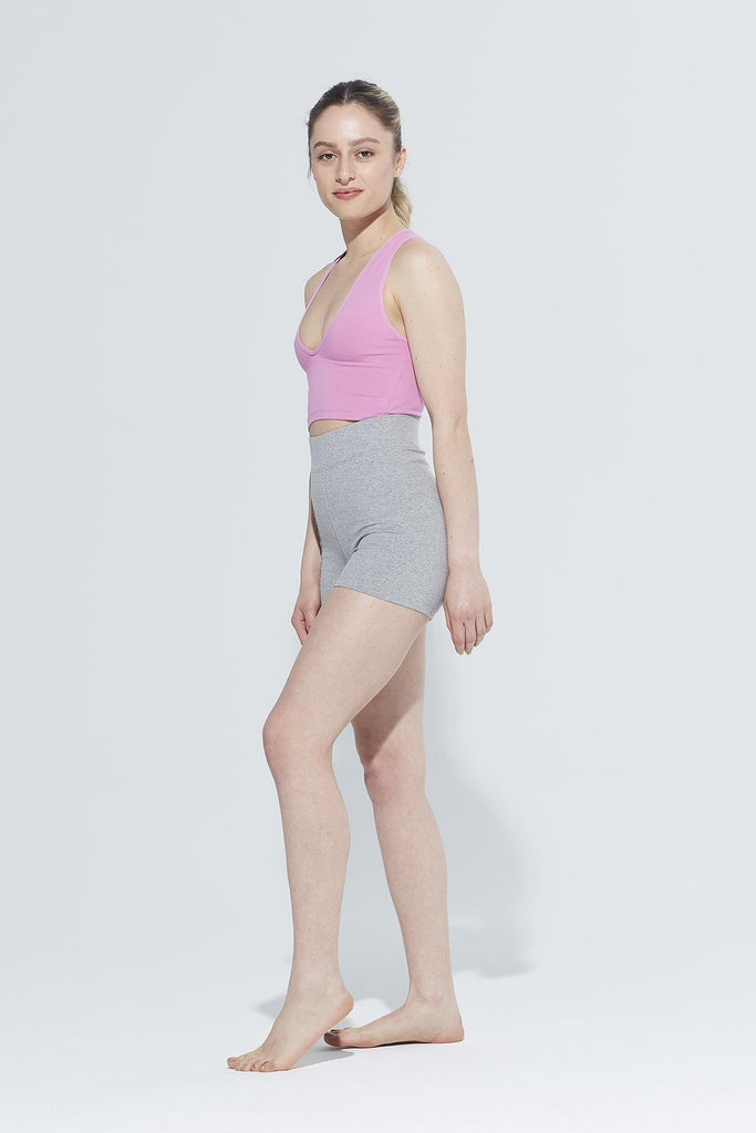 Organik Pamuk Örme Body, V Yaka - Olivia