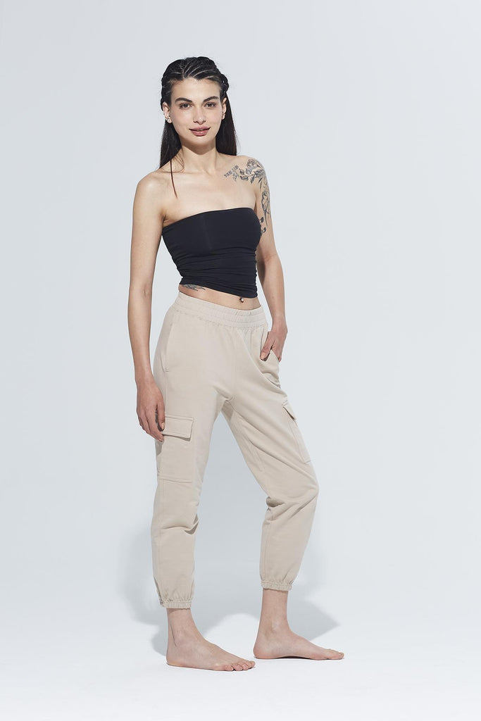 Organik Pamuk Örme Body, Straplez - Pixie