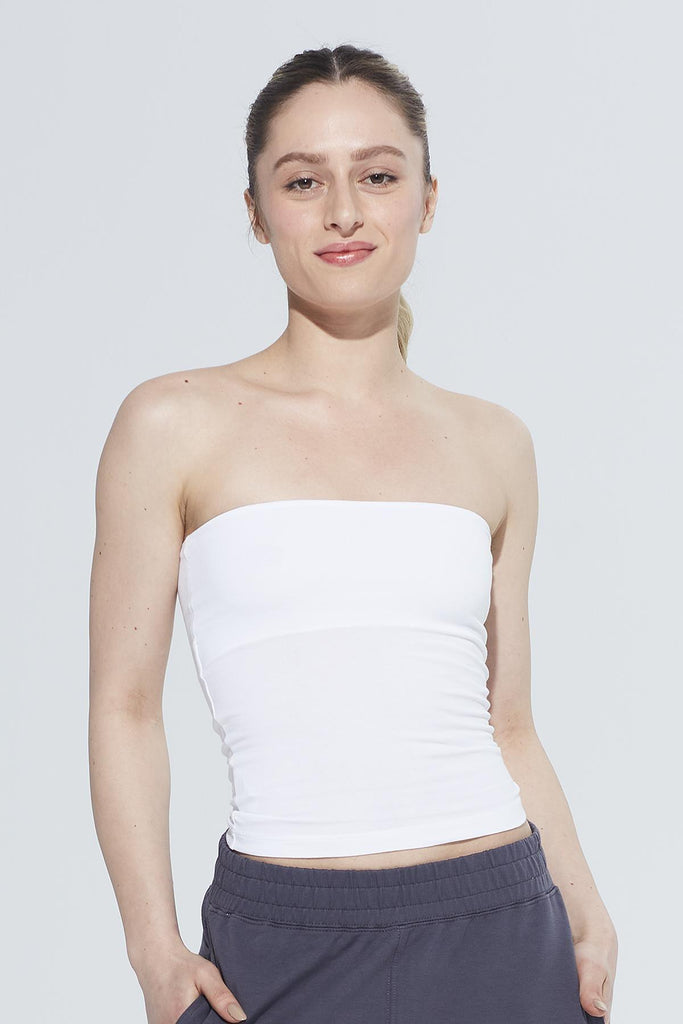 Organik Pamuk Örme Body, Straplez - Pixie