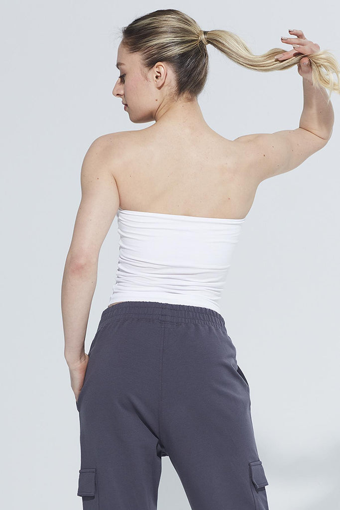Organik Pamuk Örme Body, Straplez - Pixie