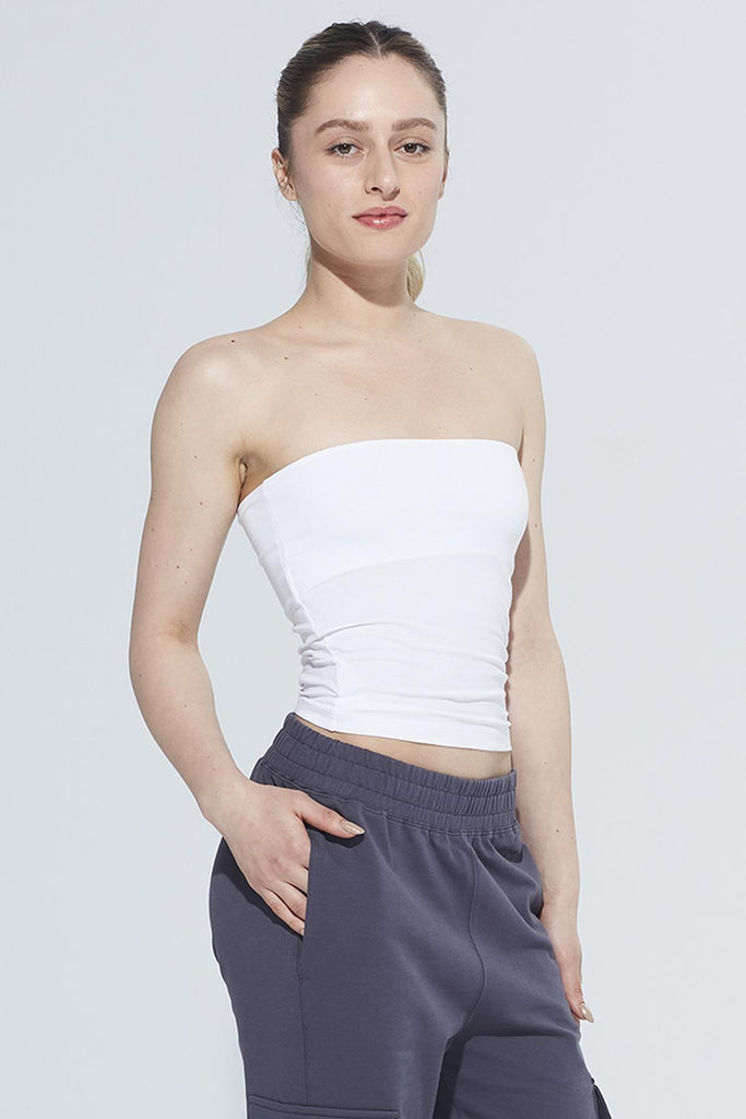 Organik Pamuk Örme Body, Straplez - Pixie