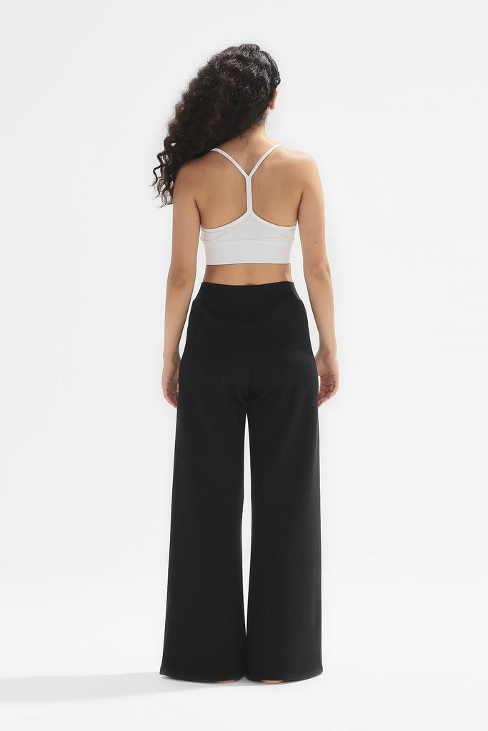 Örme Tayt Pantolon, Geniş Paça - Siren