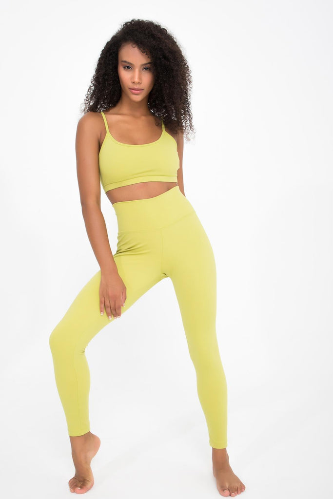 Destekli Spor Sütyeni Bra, Kare Yaka - Terra